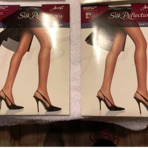 Hanes Silky Sheer Control Top Sheer Toe Size EF